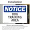 Signmission Dog Training Area, 7 in W x Rectangle, Vinyl Decal OS-2PACK-NS-D-57-L-11434 - alternate 5
